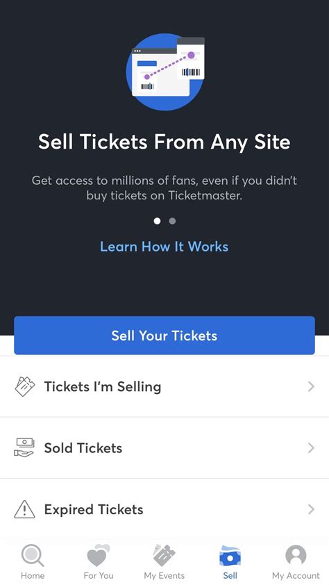 how do i sell my tickets from ticketmaster